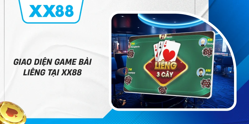 Giao diện game bài Liêng tại XX88